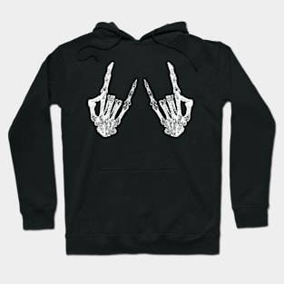 Skeleton Rocker Halloween Hoodie